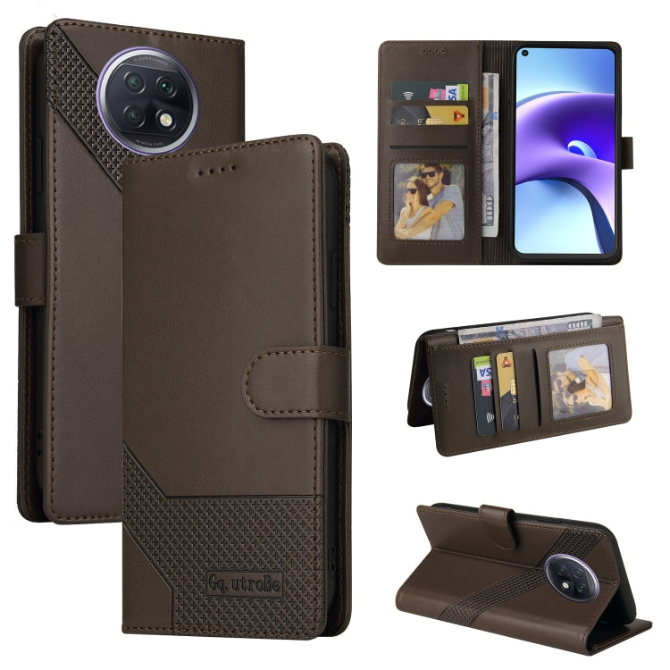GQUTROBE Skin Feel Magnetic Leather Phone Case, For Xiaomi Redmi K20, For Xiaomi Redmi Note 9 Pro, For Xiaomi Redmi Note 9T, For Xiaomi Redmi Note 8 Pro