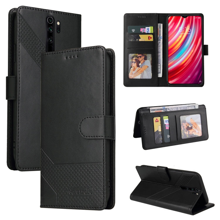 GQUTROBE Skin Feel Magnetic Leather Phone Case, For Xiaomi Redmi K20, For Xiaomi Redmi Note 9 Pro, For Xiaomi Redmi Note 9T, For Xiaomi Redmi Note 8 Pro