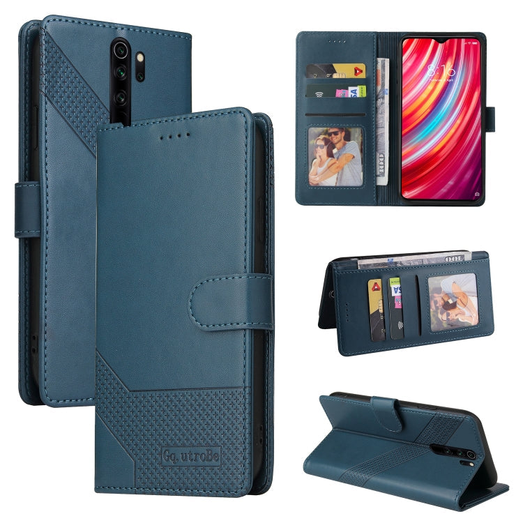 GQUTROBE Skin Feel Magnetic Leather Phone Case, For Xiaomi Redmi K20, For Xiaomi Redmi Note 9 Pro, For Xiaomi Redmi Note 9T, For Xiaomi Redmi Note 8 Pro
