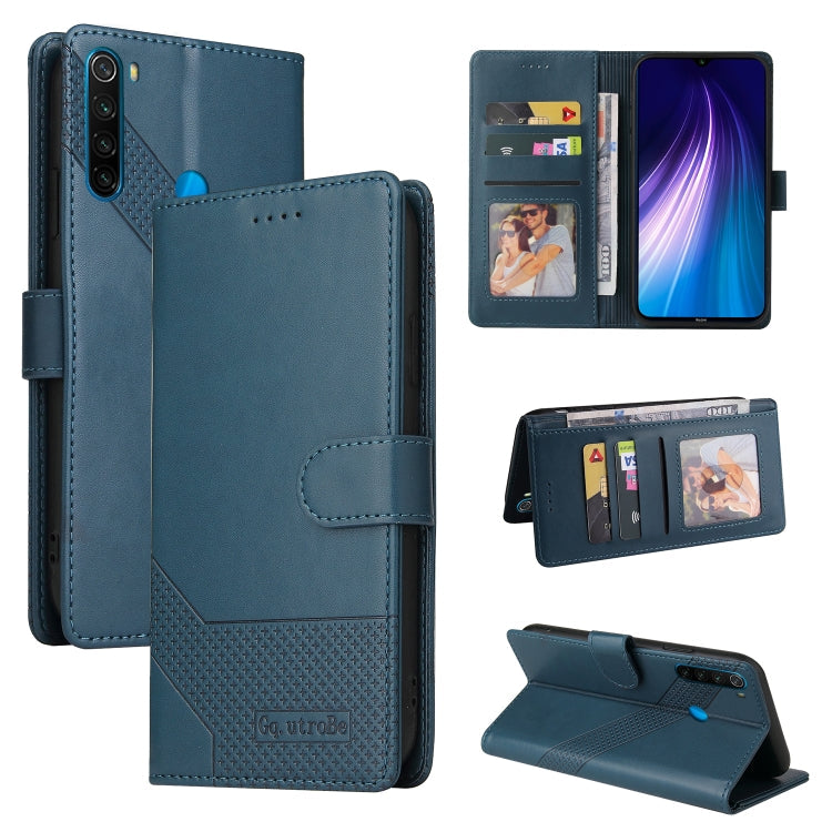 GQUTROBE Skin Feel Magnetic Leather Phone Case, For Xiaomi Redmi Note 8, For Xiaomi Redmi Note 8T, For Xiaomi Redmi Note 9 / 10X 4G, For Xiaomi Redmi Note 11 Pro