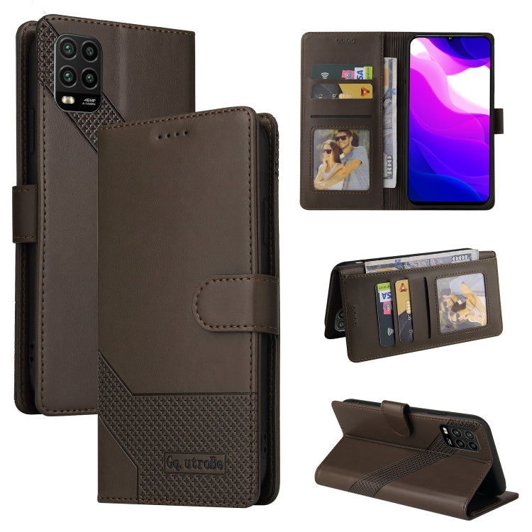 GQUTROBE Skin Feel Magnetic Leather Phone Case, For Xiaomi Mi 10 Lite, For Xiaomi Mi 11 Lite, For Xiaomi Poco F3, For Xiaomi Poco X3 NFC
