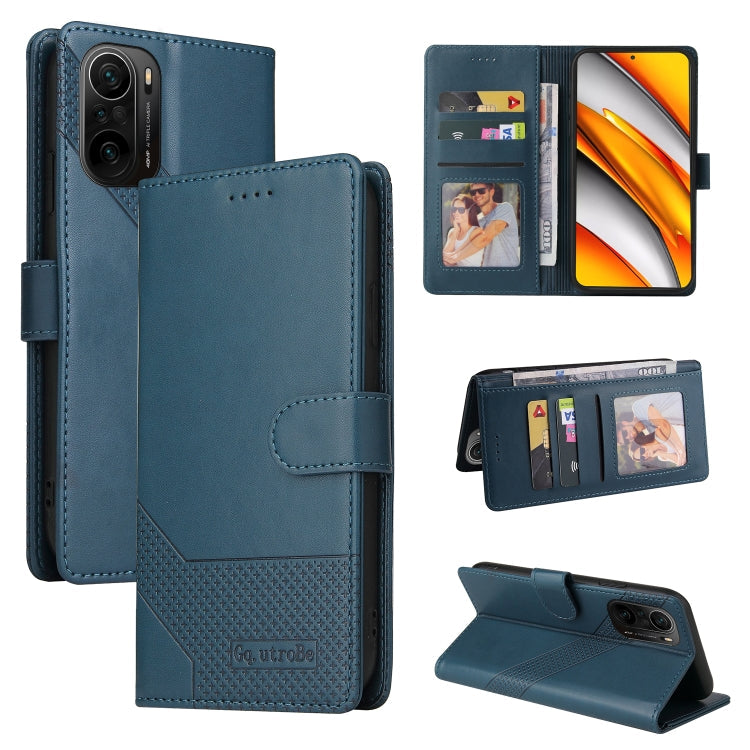 GQUTROBE Skin Feel Magnetic Leather Phone Case, For Xiaomi Mi 10 Lite, For Xiaomi Mi 11 Lite, For Xiaomi Poco F3, For Xiaomi Poco X3 NFC