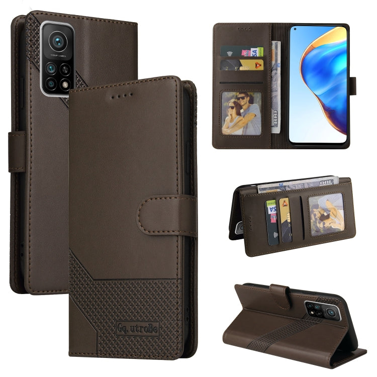 GQUTROBE Skin Feel Magnetic Leather Phone Case, For Xiaomi Mi 10T Lite, For Xiaomi Mi 10T Pro, For Xiaomi Mi 11, For Xiaomi 11T / 11T Pro