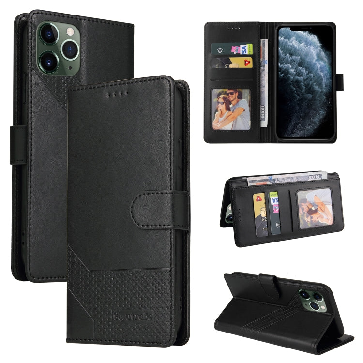 GQUTROBE Skin Feel Magnetic Leather Phone Case, For iPhone 12 Pro Max, For iPhone 12 / 12 Pro, For iPhone 12 mini, For iPhone 11 Pro Max