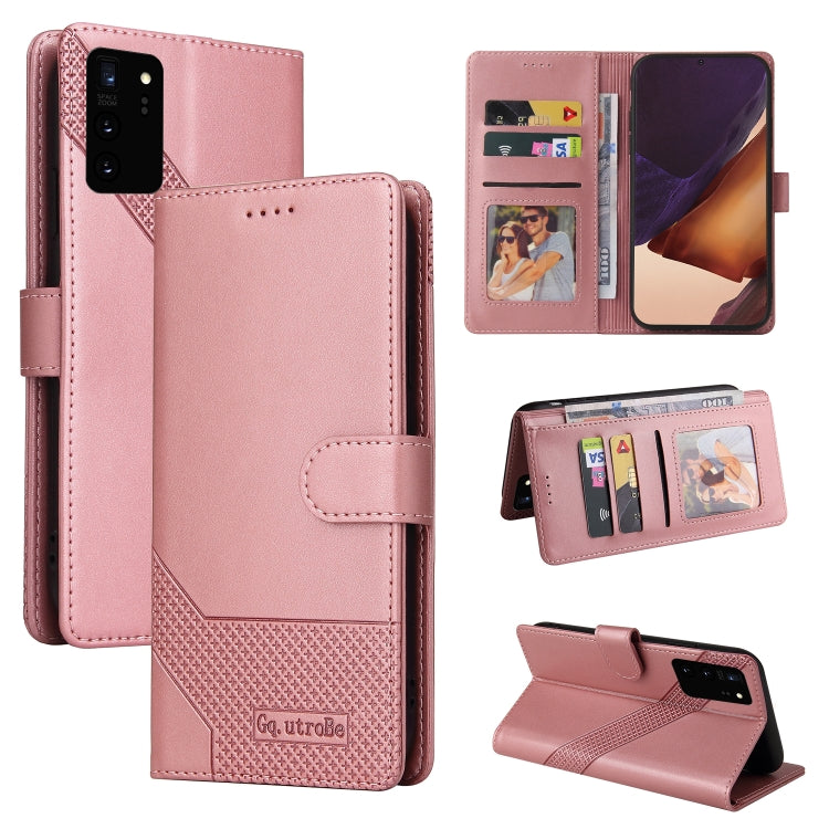 GQUTROBE Skin Feel Magnetic Leather Phone Case, For Samsung Galaxy Note10+, For Samsung Galaxy Note20, For Samsung Galaxy Note20 Ultra, For Samsung Galaxy S8