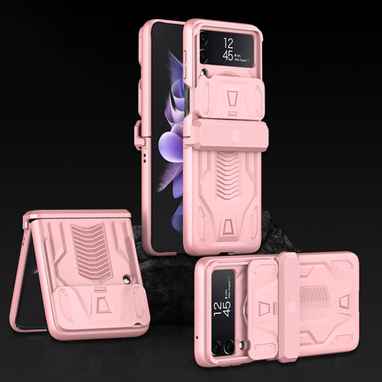 GKK Sliding Camshield Magnetic Armor Flip Phone Case, For Samsung Galaxy Z Flip4