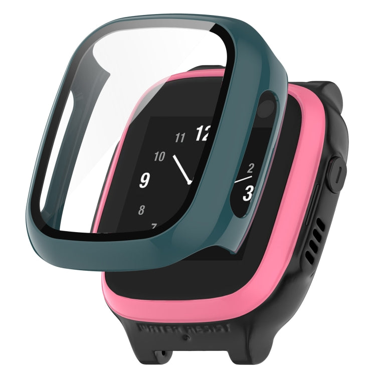 PC + Tempered Film Integrated Protective Watch Case, For Huawei Watch Fit Mini, For Xplora X5 Play Children Watch