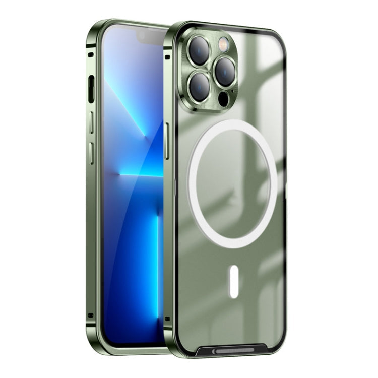 Frosted Metal Phone Case with Magnetic, For iPhone 13 Pro Max, For iPhone 14, For iPhone 14 Plus, For iPhone 14 Pro, For iPhone 14 Pro Max