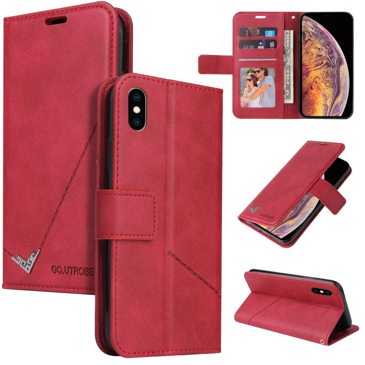 GQUTROBE Right Angle Leather Phone Case, For iPhone XS Max, For iPhone 7 Plus / 8 Plus, For iPhone 7 / 8 / SE 2020 / SE 2022, For iPhone 6 Plus / 6s Plus