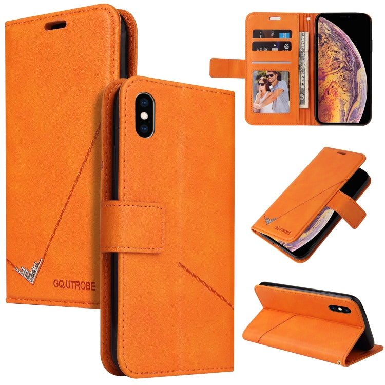 GQUTROBE Right Angle Leather Phone Case, For iPhone XS Max, For iPhone 7 Plus / 8 Plus, For iPhone 7 / 8 / SE 2020 / SE 2022, For iPhone 6 Plus / 6s Plus