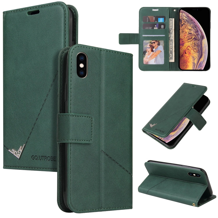 GQUTROBE Right Angle Leather Phone Case, For iPhone XS Max, For iPhone 7 Plus / 8 Plus, For iPhone 7 / 8 / SE 2020 / SE 2022, For iPhone 6 Plus / 6s Plus