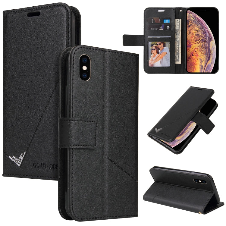 GQUTROBE Right Angle Leather Phone Case, For iPhone XS Max, For iPhone 7 Plus / 8 Plus, For iPhone 7 / 8 / SE 2020 / SE 2022, For iPhone 6 Plus / 6s Plus