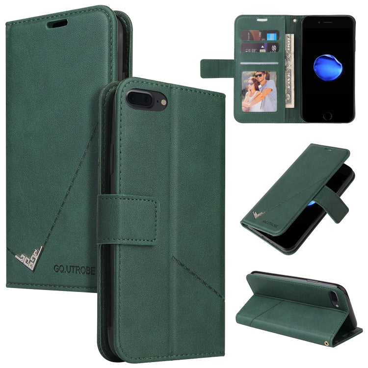 GQUTROBE Right Angle Leather Phone Case, For iPhone XS Max, For iPhone 7 Plus / 8 Plus, For iPhone 7 / 8 / SE 2020 / SE 2022, For iPhone 6 Plus / 6s Plus