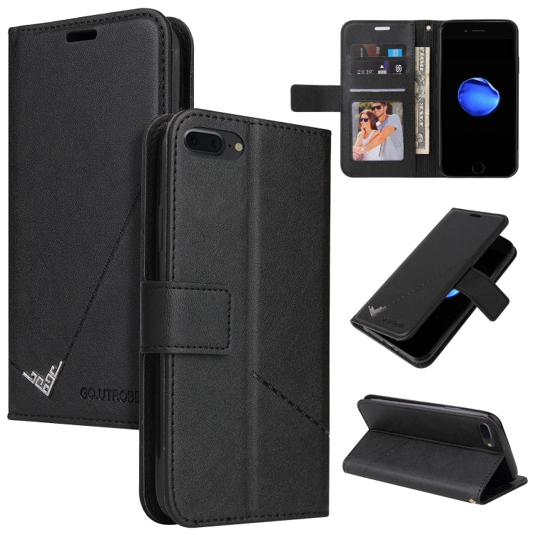 GQUTROBE Right Angle Leather Phone Case, For iPhone XS Max, For iPhone 7 Plus / 8 Plus, For iPhone 7 / 8 / SE 2020 / SE 2022, For iPhone 6 Plus / 6s Plus