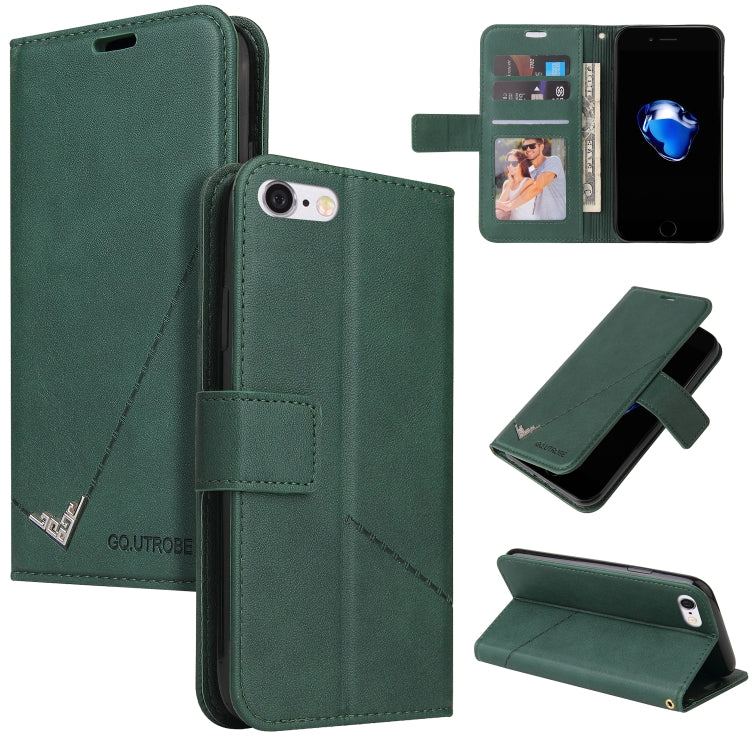 GQUTROBE Right Angle Leather Phone Case, For iPhone XS Max, For iPhone 7 Plus / 8 Plus, For iPhone 7 / 8 / SE 2020 / SE 2022, For iPhone 6 Plus / 6s Plus