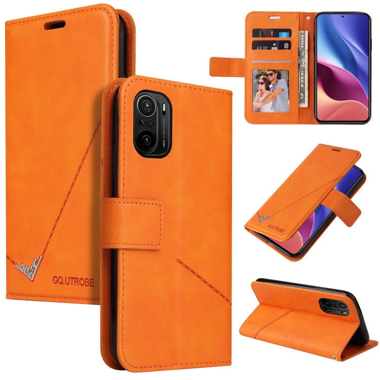 GQUTROBE Right Angle Leather Phone Case, For Xiaomi Poco F3, For Xiaomi Mi 11, For Xiaomi Mi Note 10, For Xiaomi Poco X3 NFC