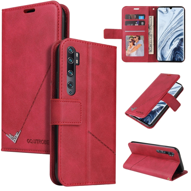 GQUTROBE Right Angle Leather Phone Case, For Xiaomi Poco F3, For Xiaomi Mi 11, For Xiaomi Mi Note 10, For Xiaomi Poco X3 NFC
