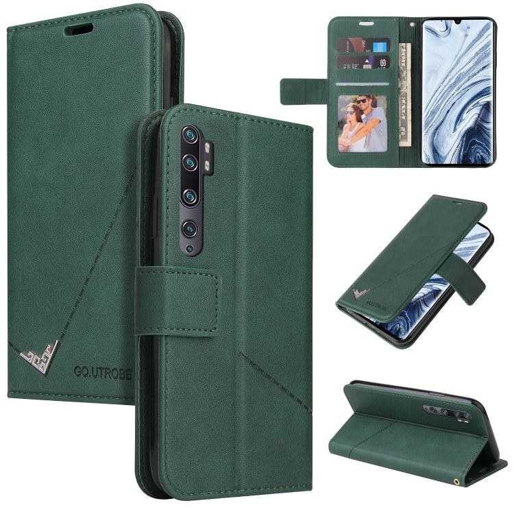 GQUTROBE Right Angle Leather Phone Case, For Xiaomi Poco F3, For Xiaomi Mi 11, For Xiaomi Mi Note 10, For Xiaomi Poco X3 NFC