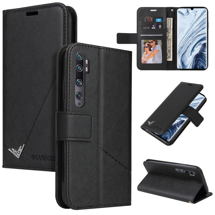 GQUTROBE Right Angle Leather Phone Case, For Xiaomi Poco F3, For Xiaomi Mi 11, For Xiaomi Mi Note 10, For Xiaomi Poco X3 NFC