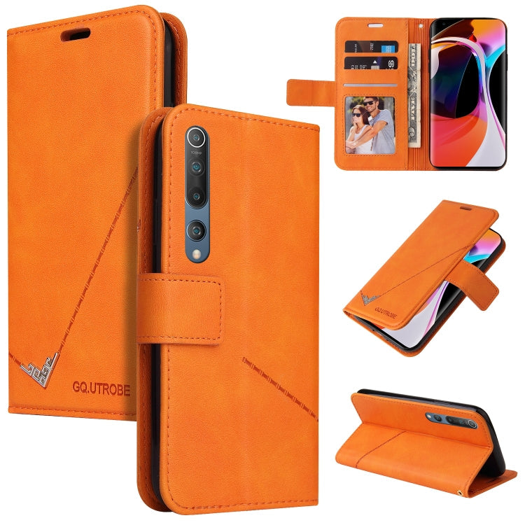 GQUTROBE Right Angle Leather Phone Case, For Xiaomi Mi 10T 5G, For Xiaomi Mi 10 5G, For Xiaomi Mi 10 Ultra, For Xiaomi Mi 10 Lite 5G