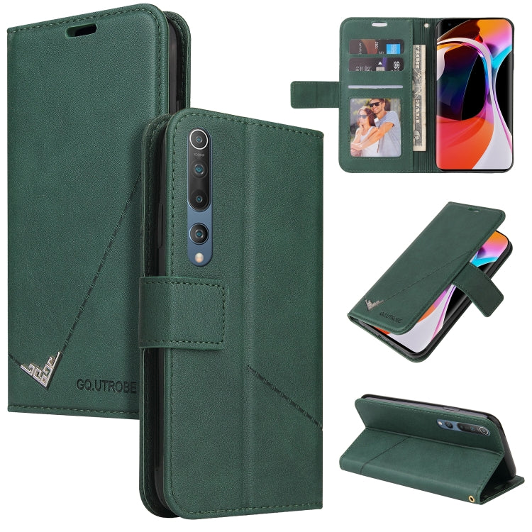GQUTROBE Right Angle Leather Phone Case, For Xiaomi Mi 10T 5G, For Xiaomi Mi 10 5G, For Xiaomi Mi 10 Ultra, For Xiaomi Mi 10 Lite 5G