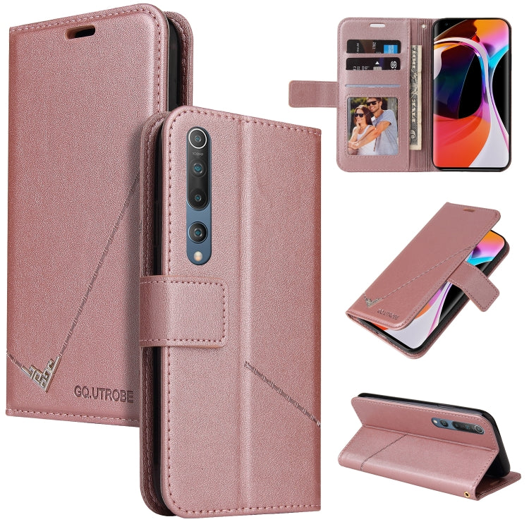 GQUTROBE Right Angle Leather Phone Case, For Xiaomi Mi 10T 5G, For Xiaomi Mi 10 5G, For Xiaomi Mi 10 Ultra, For Xiaomi Mi 10 Lite 5G