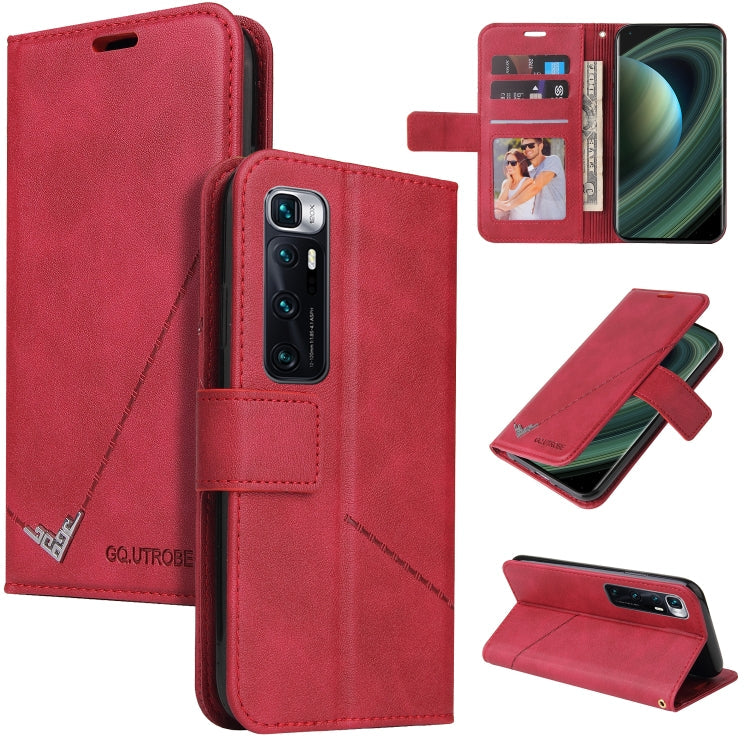GQUTROBE Right Angle Leather Phone Case, For Xiaomi Mi 10T 5G, For Xiaomi Mi 10 5G, For Xiaomi Mi 10 Ultra, For Xiaomi Mi 10 Lite 5G