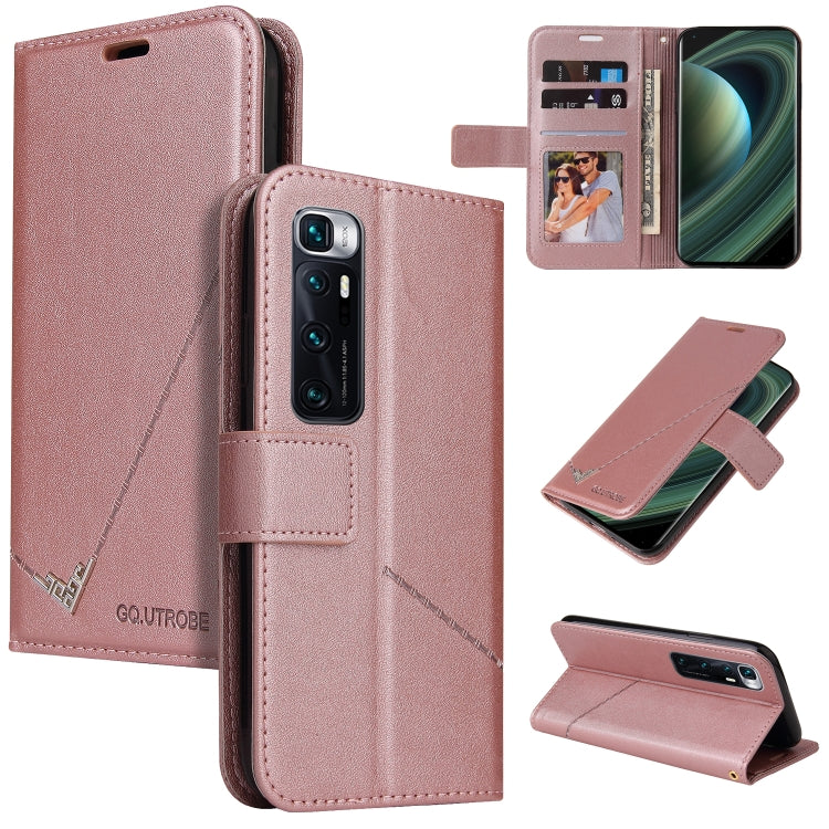 GQUTROBE Right Angle Leather Phone Case, For Xiaomi Mi 10T 5G, For Xiaomi Mi 10 5G, For Xiaomi Mi 10 Ultra, For Xiaomi Mi 10 Lite 5G
