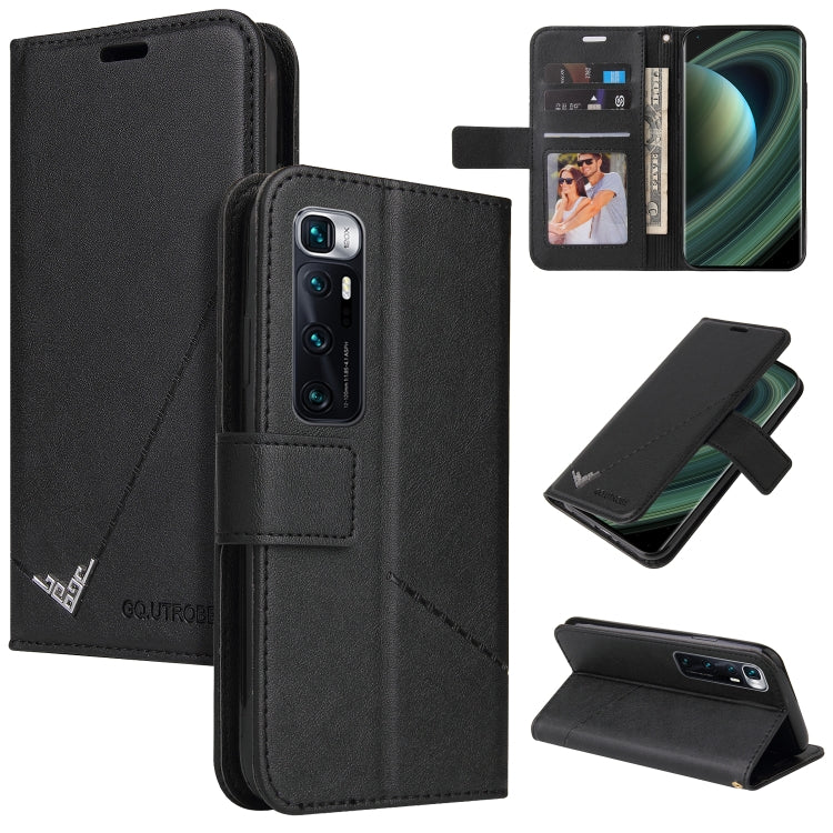 GQUTROBE Right Angle Leather Phone Case, For Xiaomi Mi 10T 5G, For Xiaomi Mi 10 5G, For Xiaomi Mi 10 Ultra, For Xiaomi Mi 10 Lite 5G