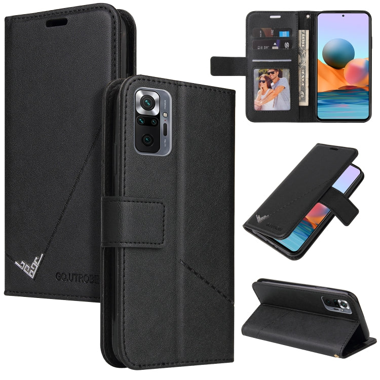 GQUTROBE Right Angle Leather Phone Case, For Xiaomi Mi A3, For Xiaomi Redmi Note 10 Pro Max, For Xiaomi Redmi Note 10 5G, For Xiaomi Redmi Note 10