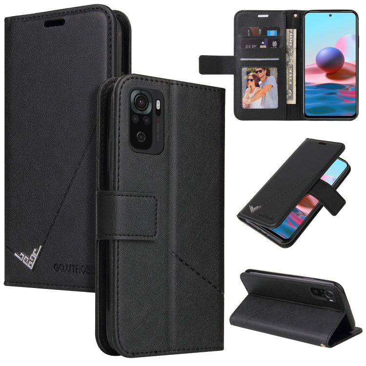 GQUTROBE Right Angle Leather Phone Case, For Xiaomi Mi A3, For Xiaomi Redmi Note 10 Pro Max, For Xiaomi Redmi Note 10 5G, For Xiaomi Redmi Note 10