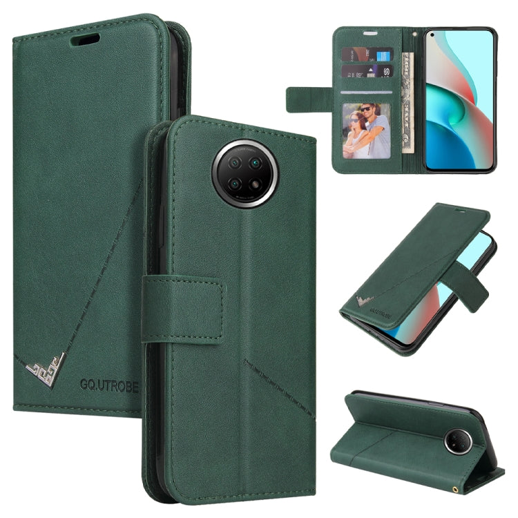 GQUTROBE Right Angle Leather Phone Case, For Xiaomi Redmi Note 9 5G, For Xiaomi Redmi 9T, For Xiaomi Redmi Note 9S, For Xiaomi Redmi Note 9