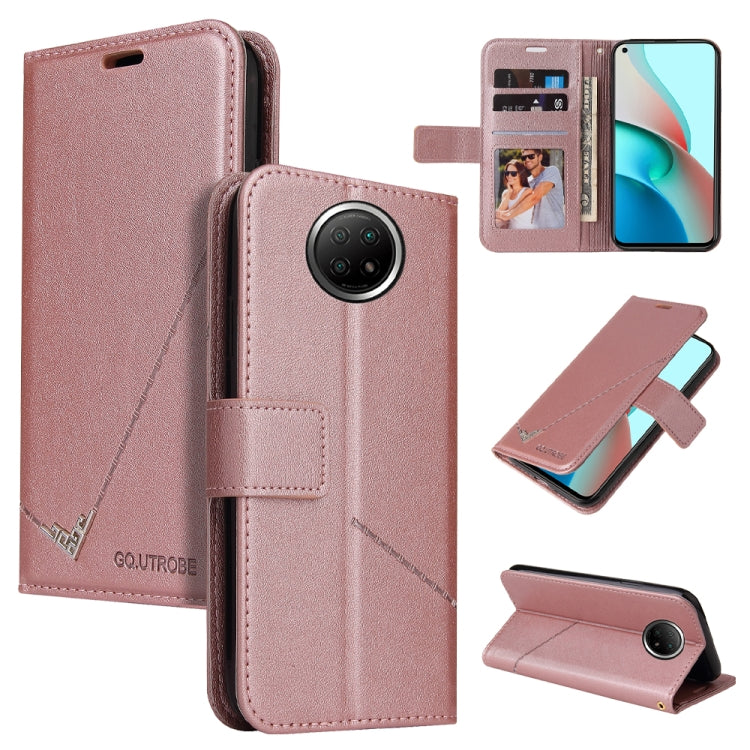 GQUTROBE Right Angle Leather Phone Case, For Xiaomi Redmi Note 9 5G, For Xiaomi Redmi 9T, For Xiaomi Redmi Note 9S, For Xiaomi Redmi Note 9