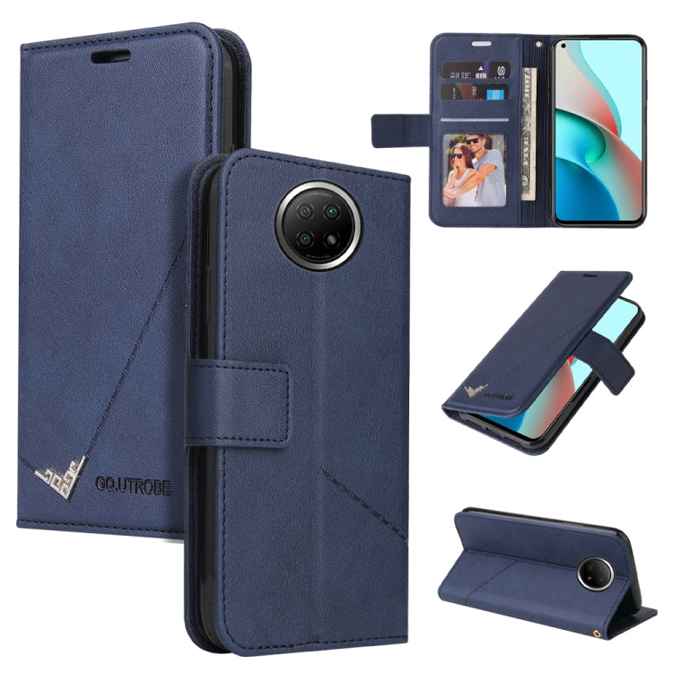 GQUTROBE Right Angle Leather Phone Case, For Xiaomi Redmi Note 9 5G, For Xiaomi Redmi 9T, For Xiaomi Redmi Note 9S, For Xiaomi Redmi Note 9