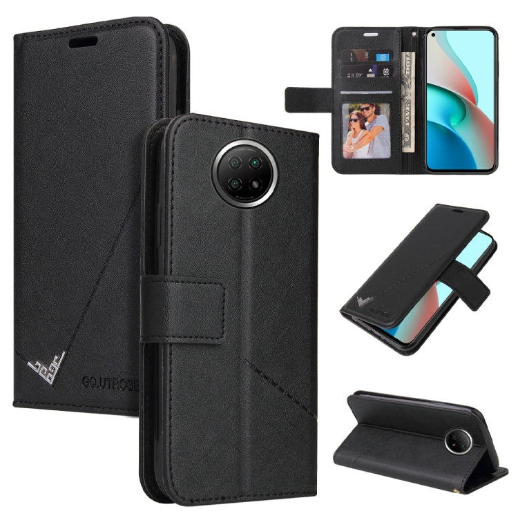 GQUTROBE Right Angle Leather Phone Case, For Xiaomi Redmi Note 9 5G, For Xiaomi Redmi 9T, For Xiaomi Redmi Note 9S, For Xiaomi Redmi Note 9