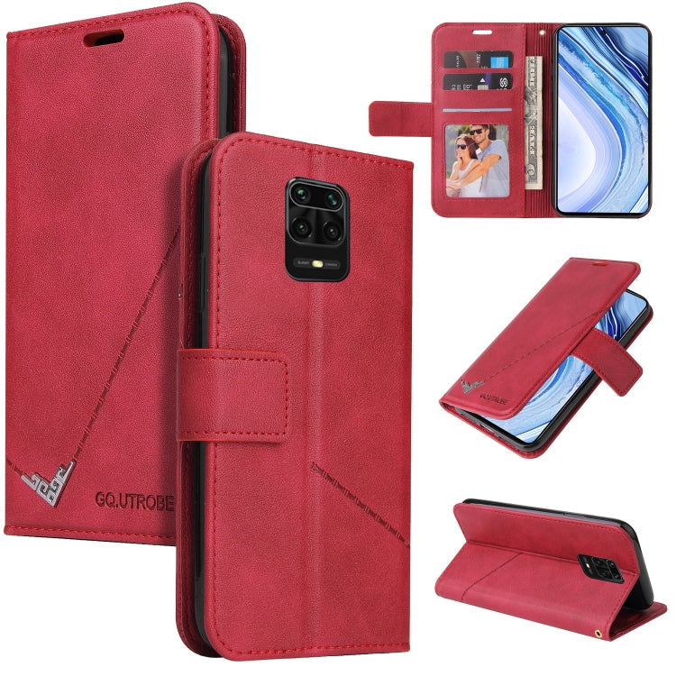 GQUTROBE Right Angle Leather Phone Case, For Xiaomi Redmi Note 9 5G, For Xiaomi Redmi 9T, For Xiaomi Redmi Note 9S, For Xiaomi Redmi Note 9