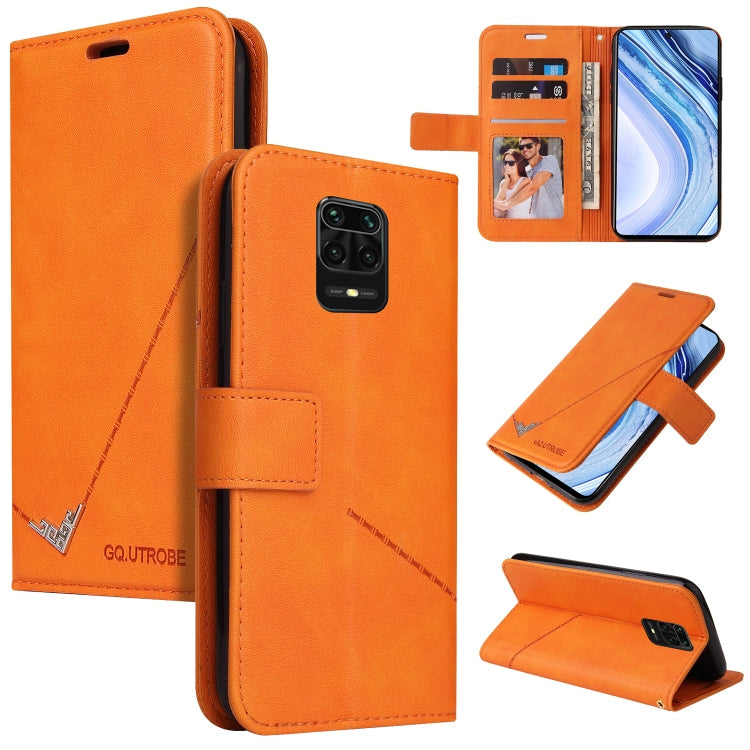 GQUTROBE Right Angle Leather Phone Case, For Xiaomi Redmi Note 9 5G, For Xiaomi Redmi 9T, For Xiaomi Redmi Note 9S, For Xiaomi Redmi Note 9
