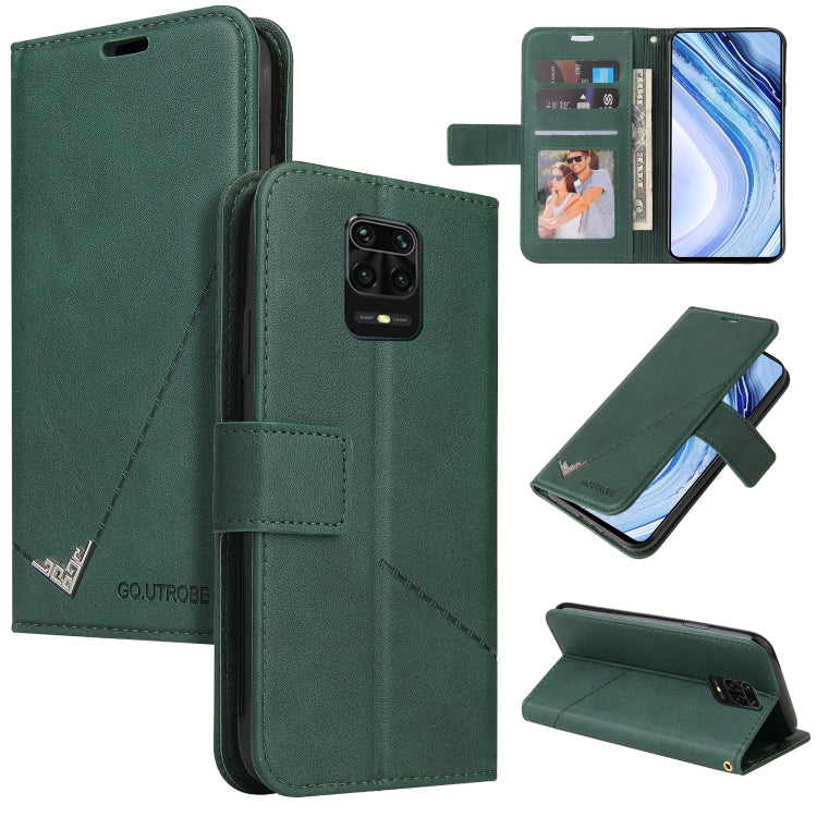 GQUTROBE Right Angle Leather Phone Case, For Xiaomi Redmi Note 9 5G, For Xiaomi Redmi 9T, For Xiaomi Redmi Note 9S, For Xiaomi Redmi Note 9