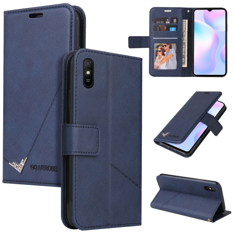 GQUTROBE Right Angle Leather Phone Case, For Xiaomi Redmi 9A, For Xiaomi Redmi 9C, For Xiaomi Redmi 9, For Xiaomi Redmi K20