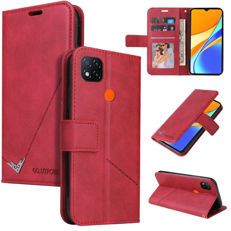 GQUTROBE Right Angle Leather Phone Case, For Xiaomi Redmi 9A, For Xiaomi Redmi 9C, For Xiaomi Redmi 9, For Xiaomi Redmi K20