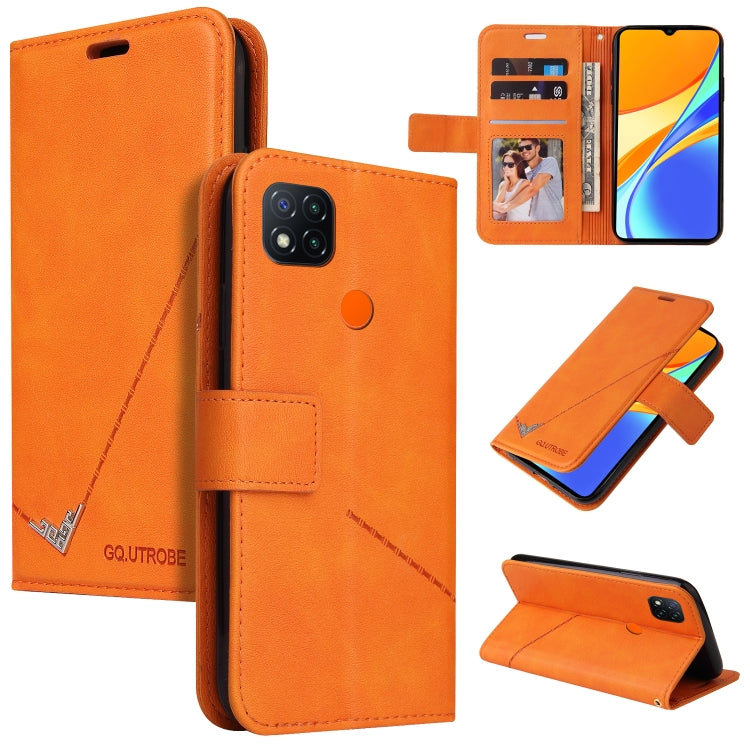 GQUTROBE Right Angle Leather Phone Case, For Xiaomi Redmi 9A, For Xiaomi Redmi 9C, For Xiaomi Redmi 9, For Xiaomi Redmi K20