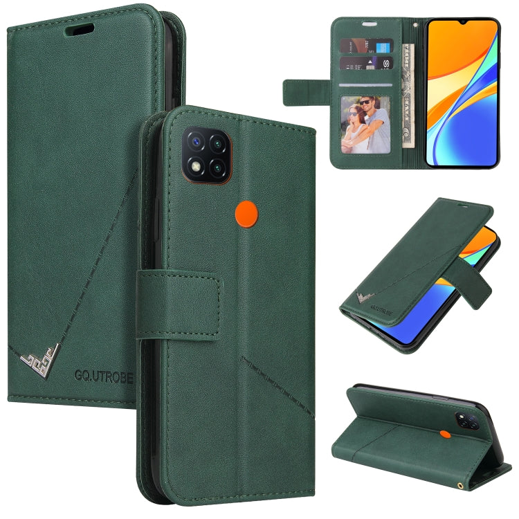GQUTROBE Right Angle Leather Phone Case, For Xiaomi Redmi 9A, For Xiaomi Redmi 9C, For Xiaomi Redmi 9, For Xiaomi Redmi K20