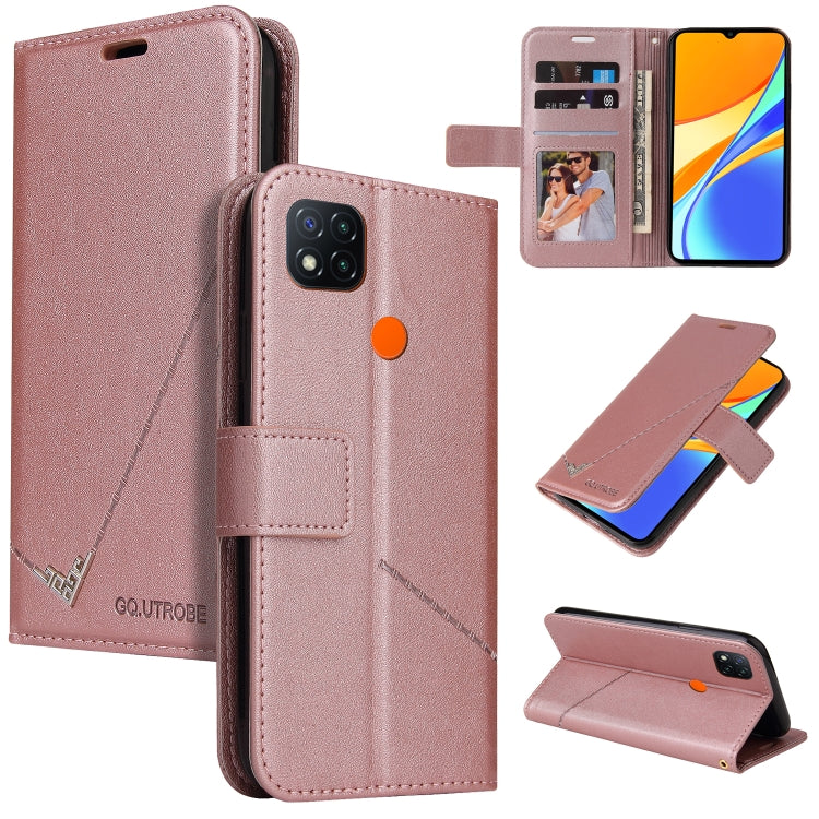 GQUTROBE Right Angle Leather Phone Case, For Xiaomi Redmi 9A, For Xiaomi Redmi 9C, For Xiaomi Redmi 9, For Xiaomi Redmi K20