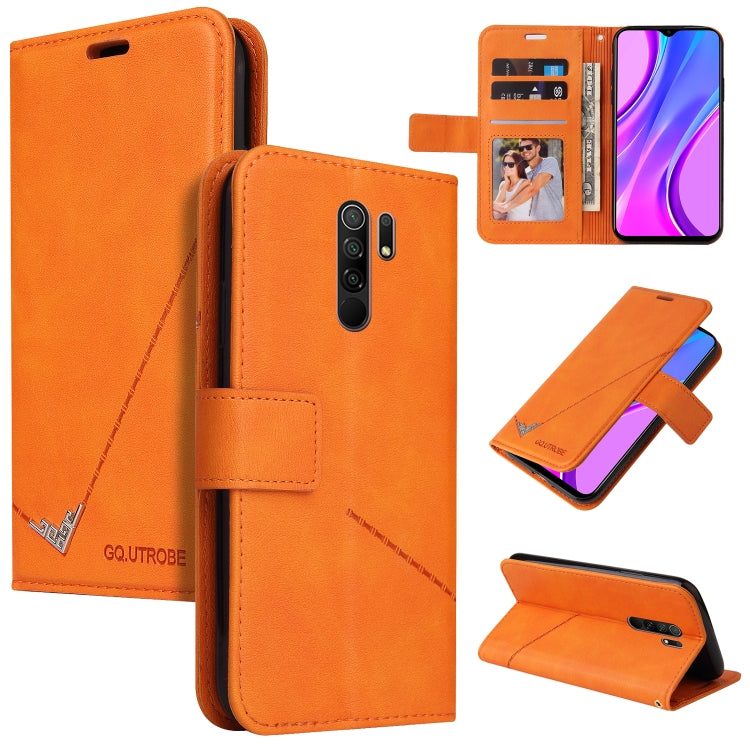GQUTROBE Right Angle Leather Phone Case, For Xiaomi Redmi 9A, For Xiaomi Redmi 9C, For Xiaomi Redmi 9, For Xiaomi Redmi K20