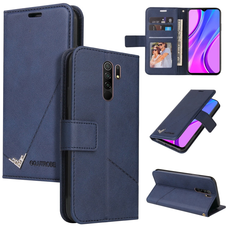 GQUTROBE Right Angle Leather Phone Case, For Xiaomi Redmi 9A, For Xiaomi Redmi 9C, For Xiaomi Redmi 9, For Xiaomi Redmi K20