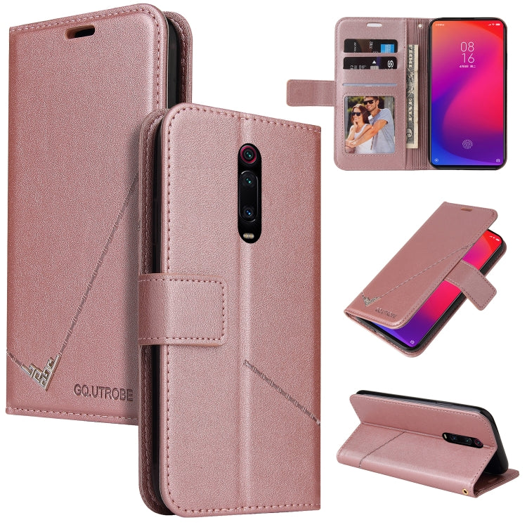 GQUTROBE Right Angle Leather Phone Case, For Xiaomi Redmi 9A, For Xiaomi Redmi 9C, For Xiaomi Redmi 9, For Xiaomi Redmi K20