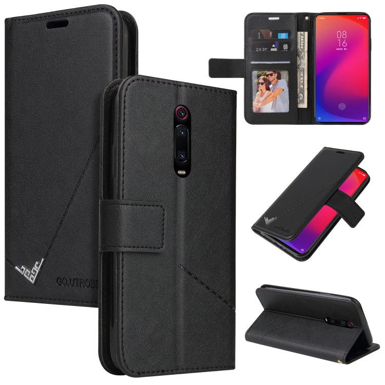 GQUTROBE Right Angle Leather Phone Case, For Xiaomi Redmi 9A, For Xiaomi Redmi 9C, For Xiaomi Redmi 9, For Xiaomi Redmi K20