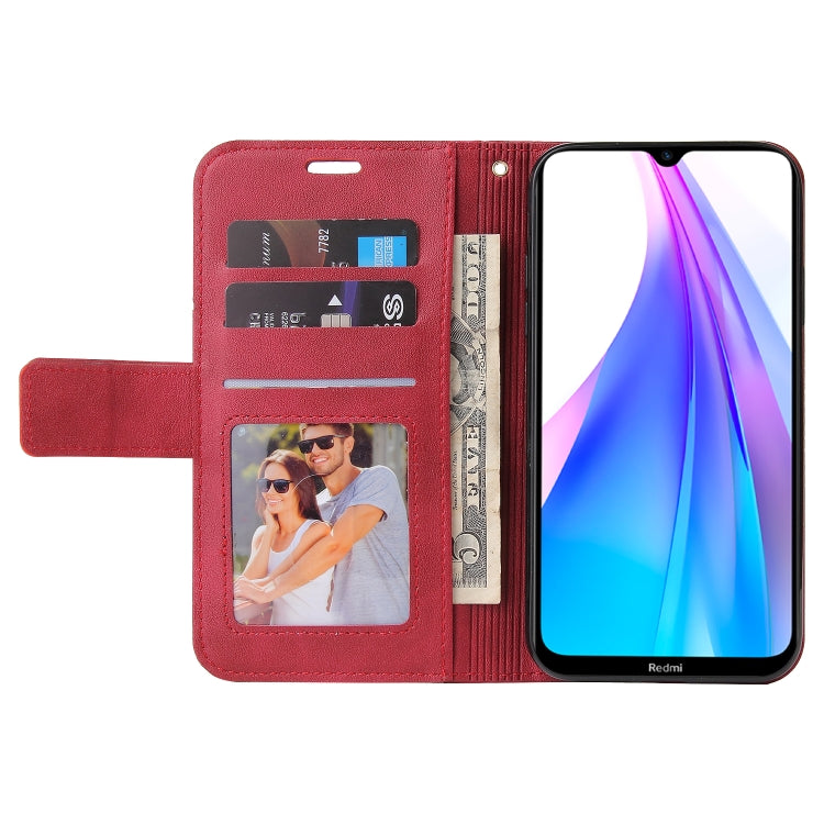 GQUTROBE Right Angle Leather Phone Case, For Xiaomi Redmi Note 8T, For Xiaomi Redmi Note 8 Pro, For Xiaomi Redmi Note 8, For Xiaomi Redmi 8A