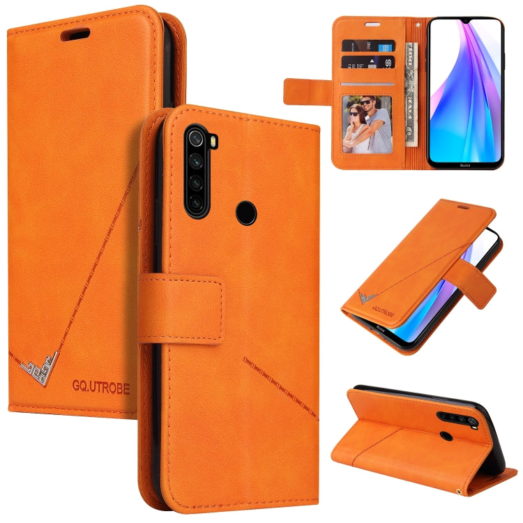 GQUTROBE Right Angle Leather Phone Case, For Xiaomi Redmi Note 8T, For Xiaomi Redmi Note 8 Pro, For Xiaomi Redmi Note 8, For Xiaomi Redmi 8A
