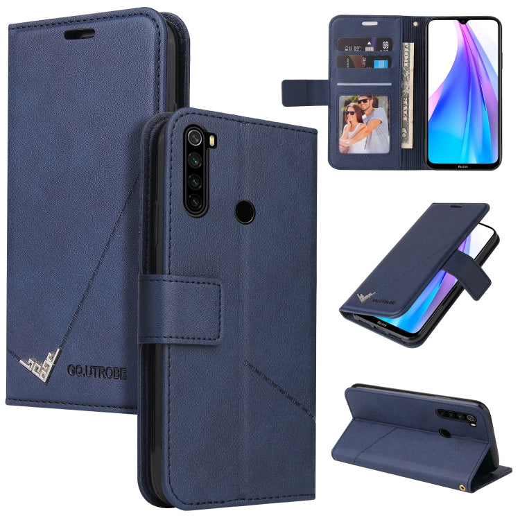 GQUTROBE Right Angle Leather Phone Case, For Xiaomi Redmi Note 8T, For Xiaomi Redmi Note 8 Pro, For Xiaomi Redmi Note 8, For Xiaomi Redmi 8A